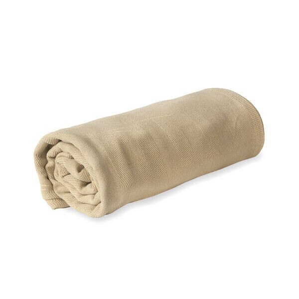 Blanket Bath 70x90" Cotton/ Polyester Bleached White Reusable MedSTAT